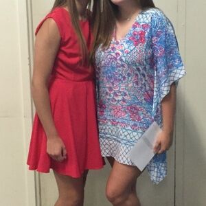 Lilly Pulitzer Lindamarie Silk Caftan in Pincher's Picnic (S/M)